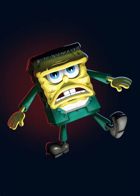frankenstein spongebob.
